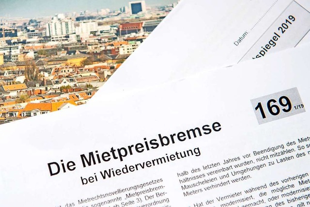 Seit vergangener Woche gilt  die Mietp...se in Rheinfelden und Grenzach-Wyhlen.  | Foto: Zacharie Scheurer (dpa)
