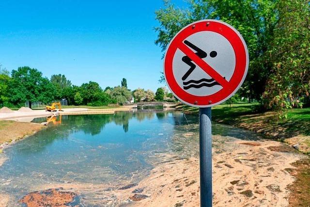 Umweltagentur bewertet Wasser des Badesees in Kehl-Goldscheuer mit mangelhaft