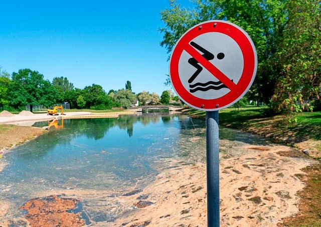 Hier besser nicht ins Wasser springen &#8211; anderswo durchaus  | Foto: Benedikt Spether (dpa)