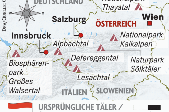 Infoboxs: Alpentler in sterreich