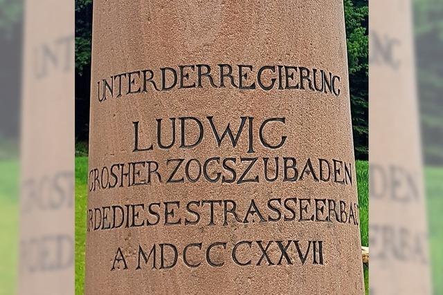 Ein Denkmal fr den Bau der Passstrae