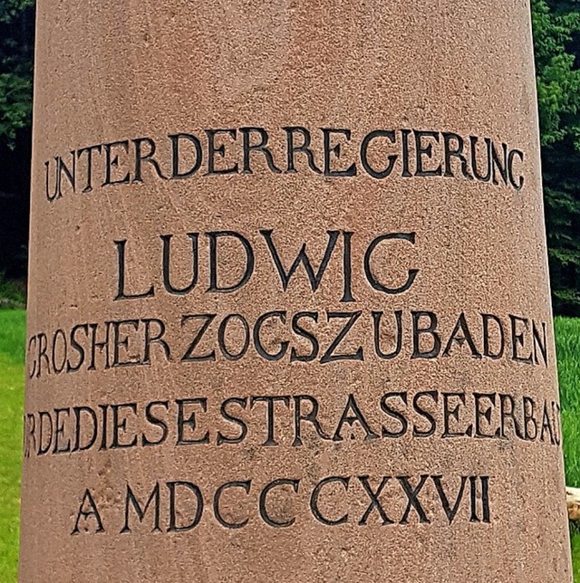 Inschrift in der Ludwigsule  | Foto: Beate Zehnle-Lehmann
