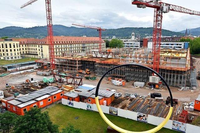 Fotos: Auf der Baustelle fr die neue Kinder- und Jugendklinik in Freiburg