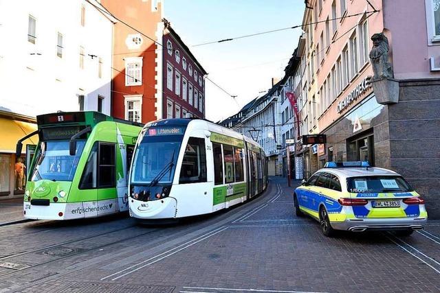 Handgemenge in Freiburger Straenbahn: VAG sieht Schuld beim Fahrgast