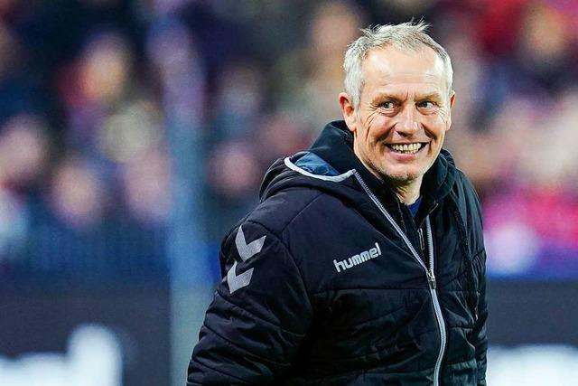 Video: Christian Streich ringt 20 Sekunden um Fassung