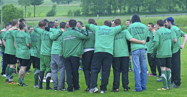 Juni 2012: Krper statt Kpfe &#8211; ...tieg des FC Kollnau in die Kreisliga A  | Foto: Privat