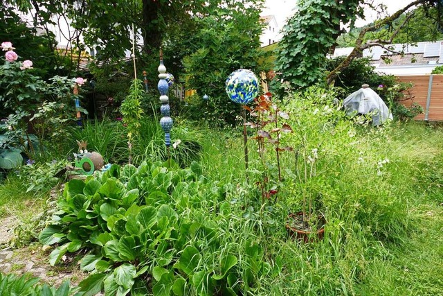Natur pur: Im Garten der Familie Bttger gedeiht das Leben.  | Foto: Marlies Jung-Knoblich