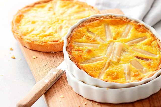 Auch in glutenfreier Version ganz schn lecker: Badische Spargelquiche  | Foto: Alexandra Herr