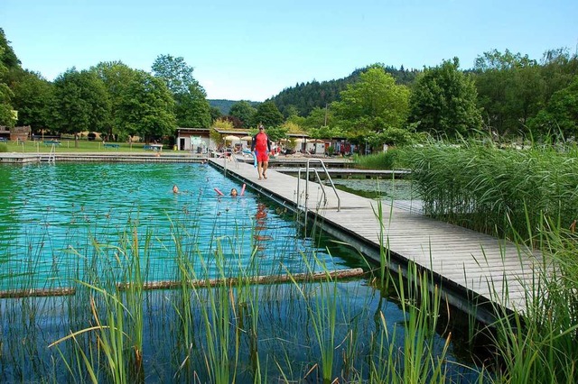 Das Sulzer Naturbad ffnet am Samstag ...in den vergangenen Wochen schon statt.  | Foto: Wolfgang Beck