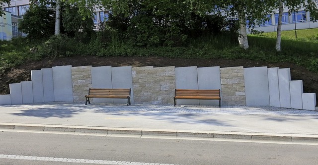 Die zentrale Bushaltestelle Bonndorf w...- und Wetterschutz installiert werden.  | Foto: Erhard Morath