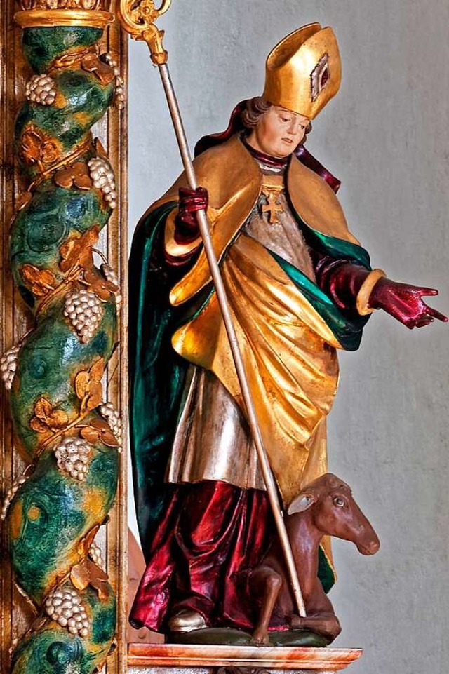 Die gidiusstatue in der Kapelle Himmelspforte  | Foto: Thomas Dix Foto-Design