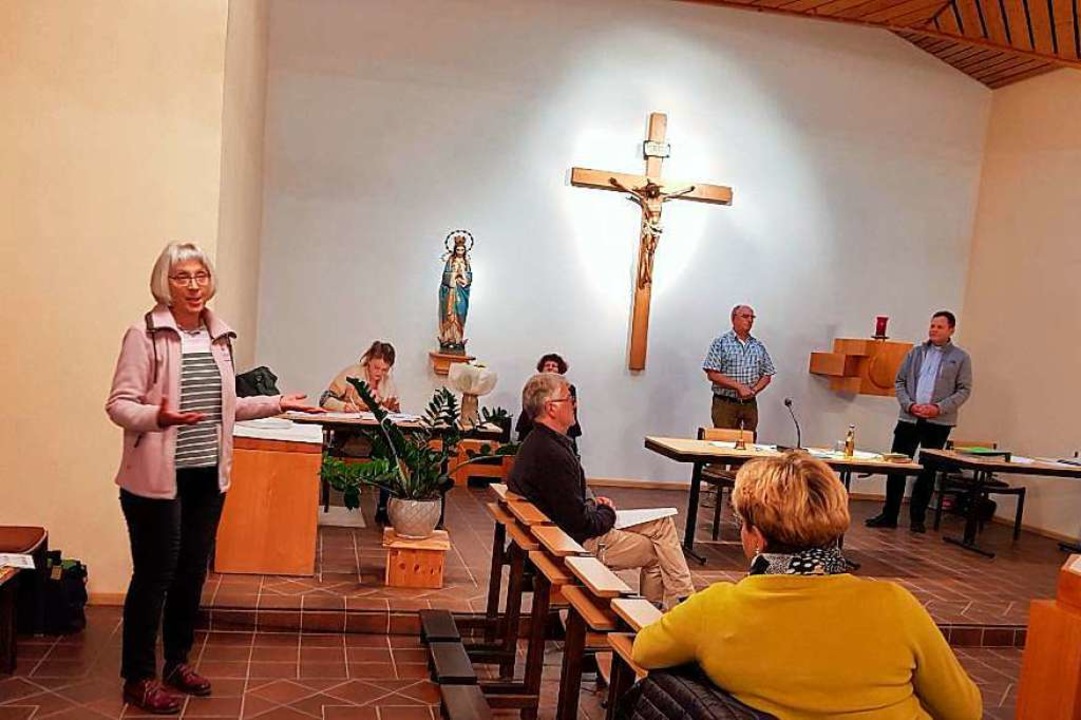 Die konstituierende Sitzung, bei der M...rche St. Jakobus in Eichstetten statt.  | Foto: Karlheinz Klger