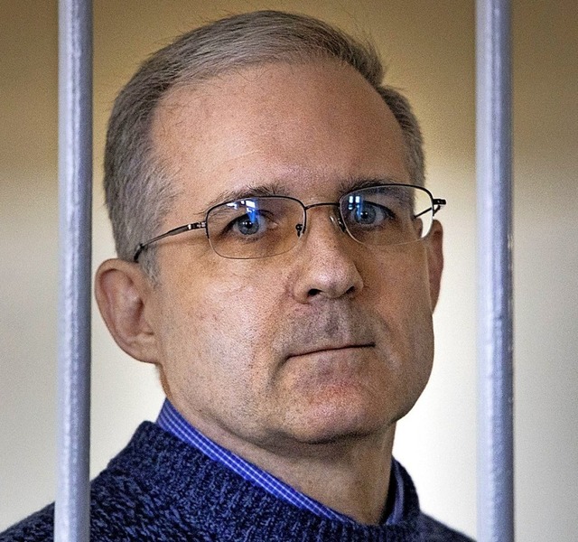 Der US-Brger Paul Whelan hinter Gittern  | Foto: Alexander Zemlianichenko (dpa)