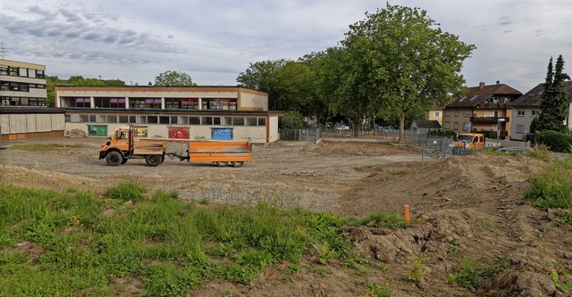 Der Bauplatz ist weitgehend vorbereite...er inzwischen alles dafr vorbereitet.  | Foto: Martin Wendel