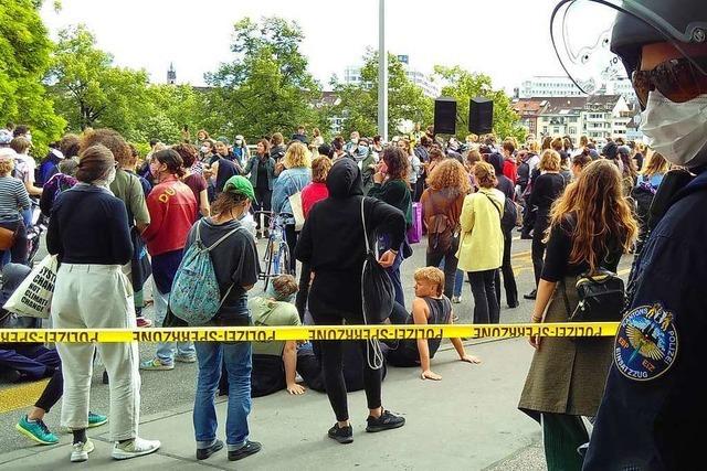 Deutliche Kritik am Polizeieinsatz beim Frauenstreik in Basel
