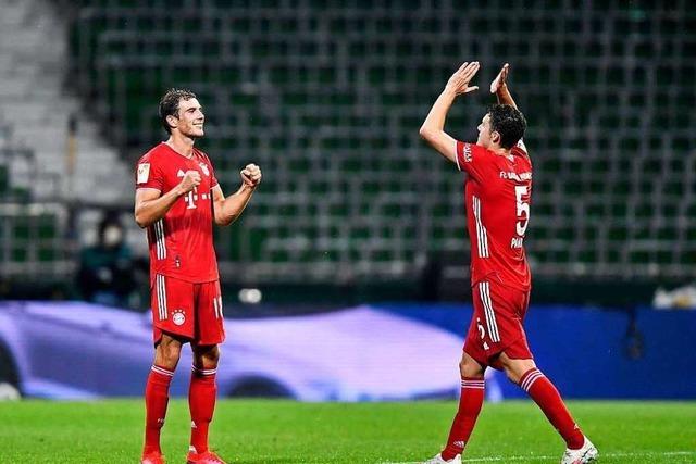 Fotos: Der FC Bayern feiert seine 30. Meisterschaft im leeren Stadion