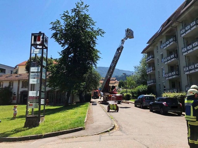 Wohl dank der Aufmerksamkeit einer Feu...d vergessen und die Wohnung verlassen.  | Foto: Feuerwehr Waldkirch