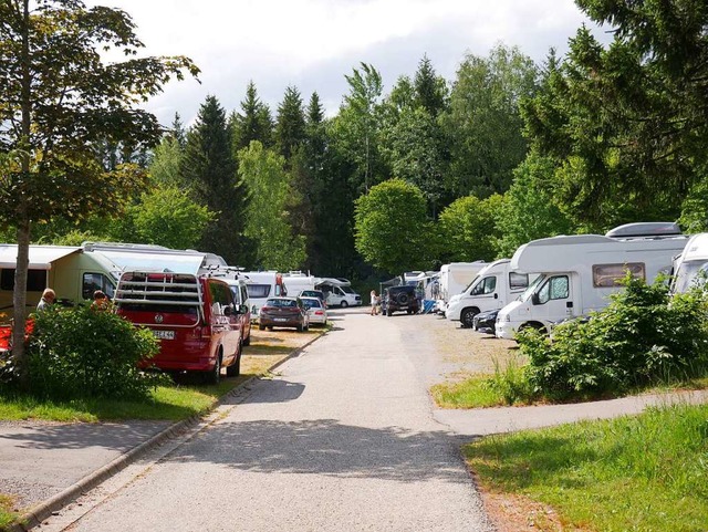 Der Campingplatz Wolfsgrund ist seit Pfingsten ausgebucht.  | Foto: Eva Korinth