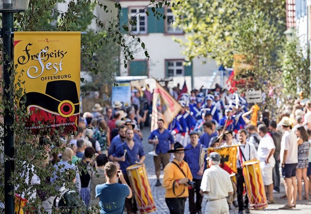 Abgesagt: Das Offenburger Freiheitsfest im September fllt aus.  | Foto: Hubert Braxmaier/Braxart