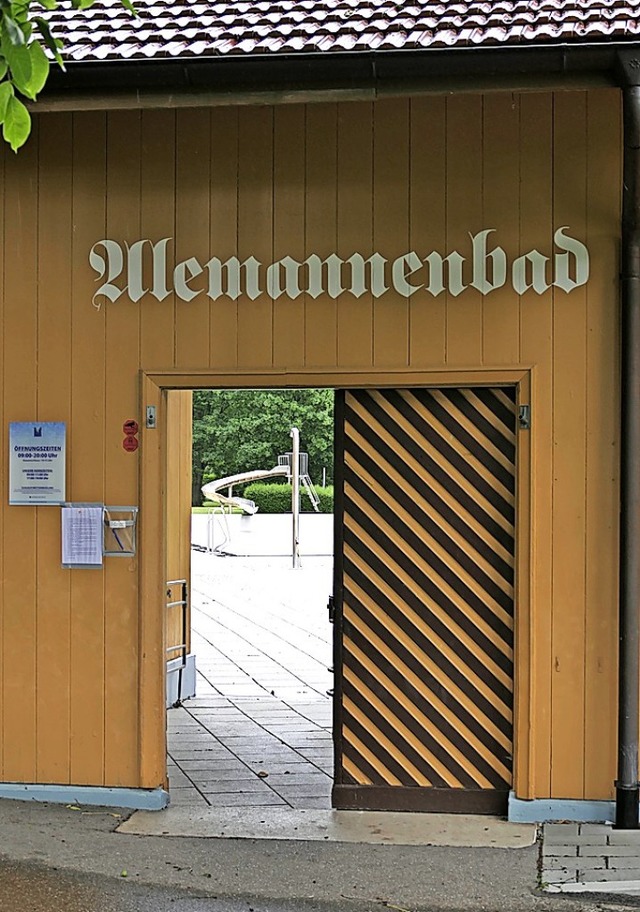 ffnet seine Pforten Ende Juni: Das Alemannenbad in Staufen.  | Foto: Hans-Peter Mller
