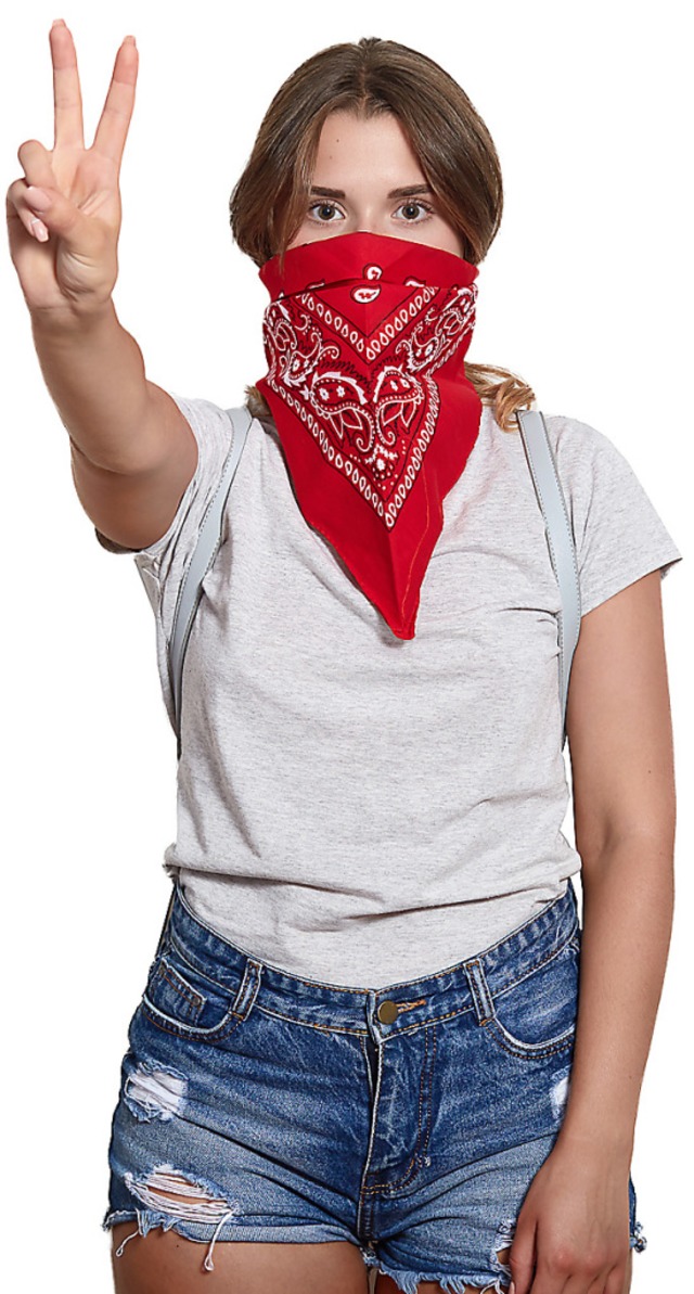 Bandanas knnen auf dem Kopf oder als Mundschutz getragen werden.  | Foto: sementsova321 - stock.adobe.com