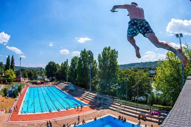 Das Inselbad Untertrkheim ist wie all...15. Juni wieder geffnet (Archivbild).  | Foto: Sebastian Gollnow