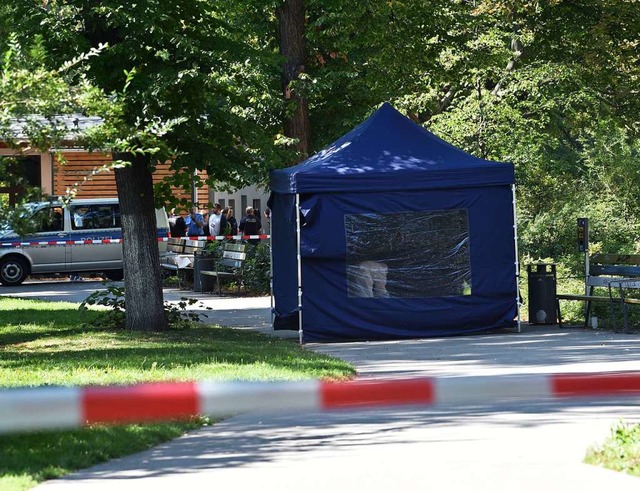 Der Georgier wurde im vergangenen August im Tiergarten erschossen.  | Foto: Paul Zinken (dpa)