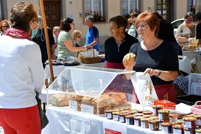 Auf den Mrkten in St.Peter und Oberried herrscht der gewohnte Trubel