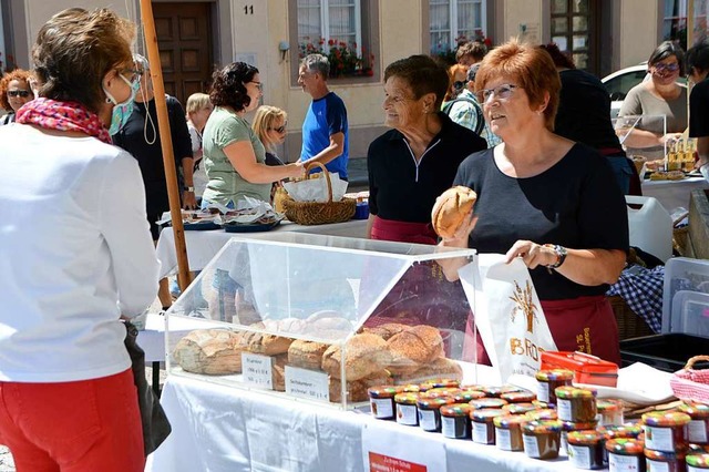 Der Bauernmarkt in St. Peter hat seine...ier Wochen spter als geplant beendet.  | Foto: Horatio Gollin