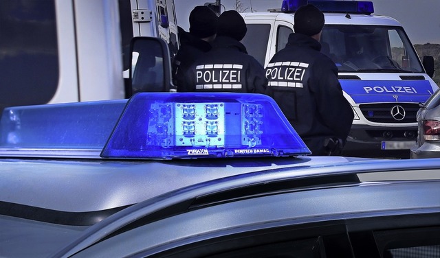 Nicht wie hier (Symbolbild), sondern  ...s die Polizei im Jahr 2019 in Elzach.   | Foto: Hans-Peter Ziesmer