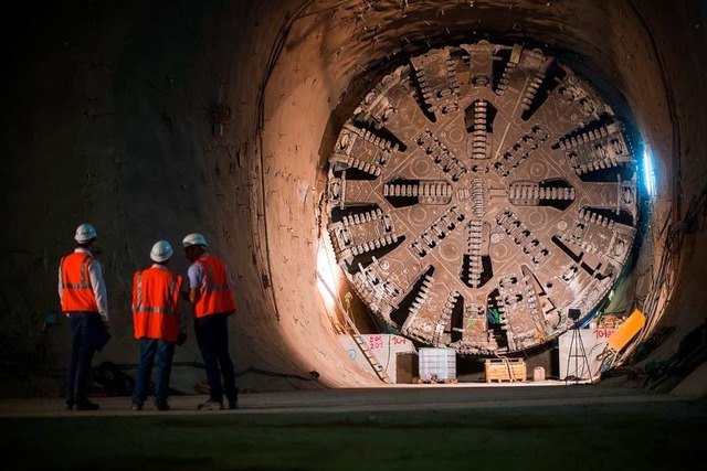 Herrenknecht ist Spezialist fr Tunnelbohrmaschinen.  | Foto: Sebastian Gollnow