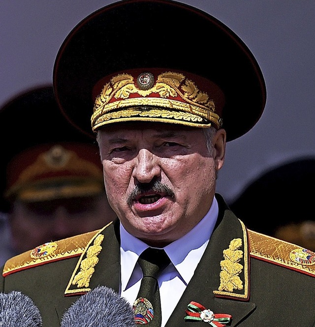 Alexander Lukaschenko gilt als letzter Diktator Europas   | Foto: Sergei Gapon (dpa)