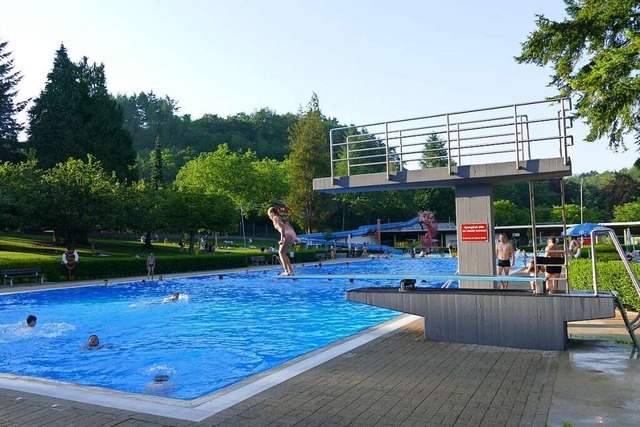 Am Montag soll das Freibad in Kandern ffnen  | Foto: Victoria Langelott