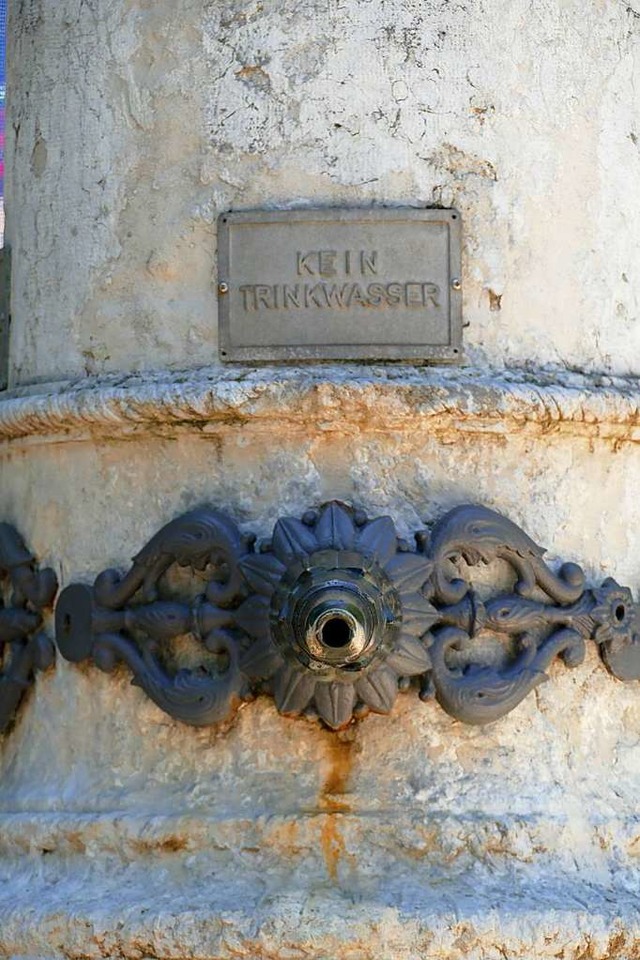 Die  Brunnen in Lrrachs Innenstadt so...eder sprudeln &#8211; mit Trinkwasser.  | Foto: Peter Gerigk