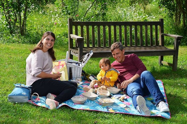 Romantisch am Sptnachmittag: Picknick mit der Familie  | Foto: Ulrike Ott