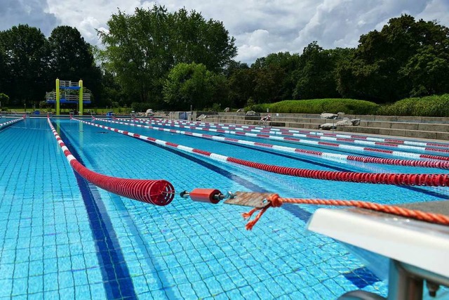 Das Rheinfelder Freibad ist wieder geffnet.  | Foto: Elena Borchers