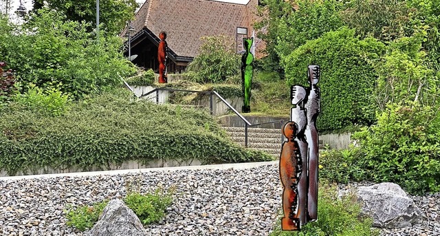 Verbindung zwischen Skulpturenpark und...tlerische Verknpfung einmal aussehen.  | Foto: Wilfried Dieckmann