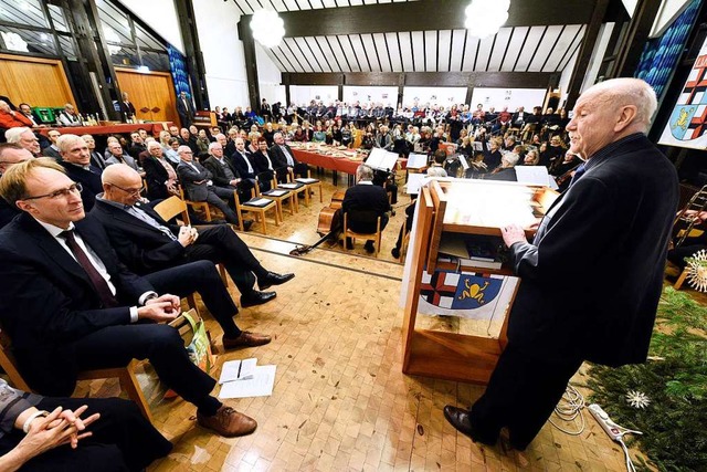 Dieter Dormeier (rechts), hier beim Ne...nn keine Hauptversammlung stattfinden.  | Foto: Thomas Kunz