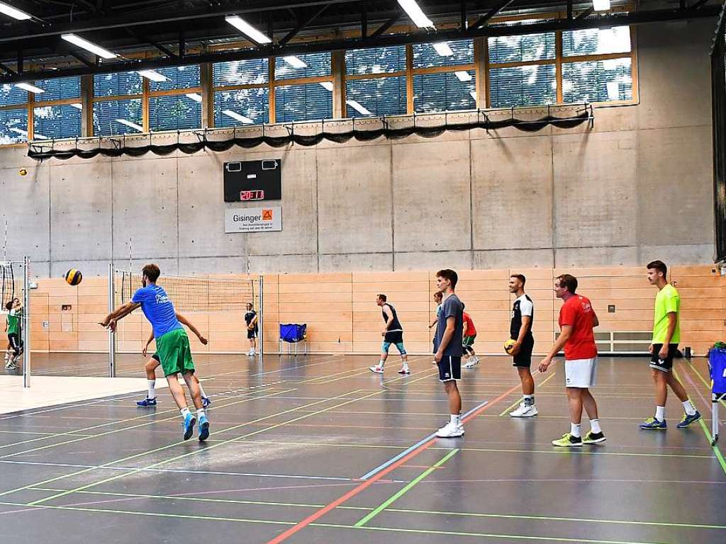 Die neue FT-Sporthalle bietet ausreichend Platz frs Training unter Corona-Bedingungen.