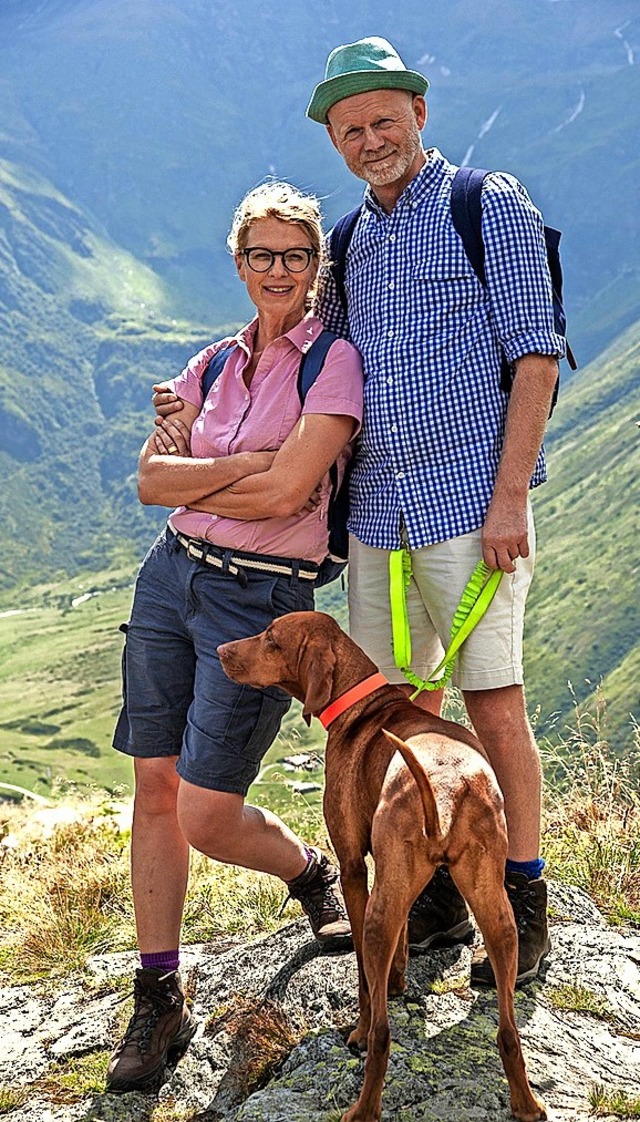 Sabine und Harald Braun samt Hndin Klrchen  | Foto: sabine braun