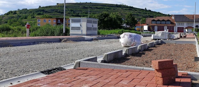 Die Erschlieung des Baugebietes Kaibengasse in Ihringen kommt voran.  | Foto: Claudia Mller