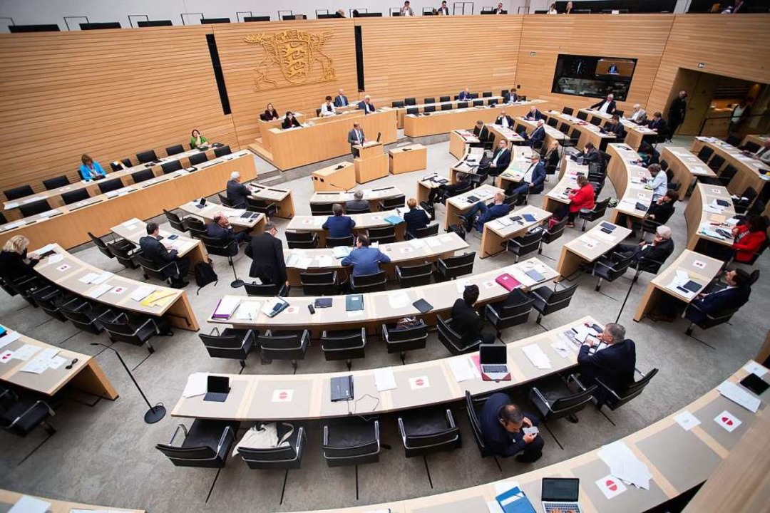 Der Landtag von Baden-Württemberg  | Foto: Tom Weller (dpa)