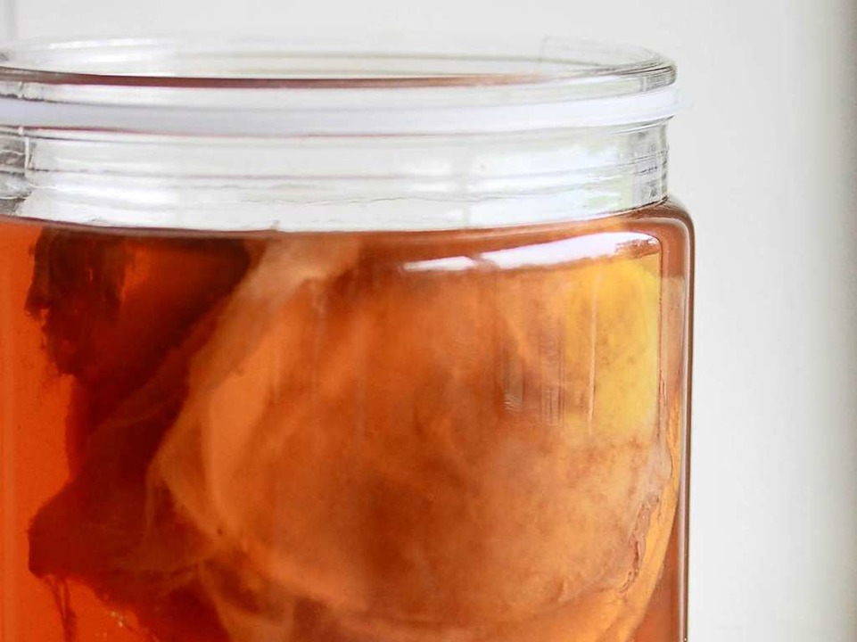 Kombucha ist ein Getrnk, das aus gestem Tee gebraut wird  | Foto: Megumi Nachev (unsplash.com)