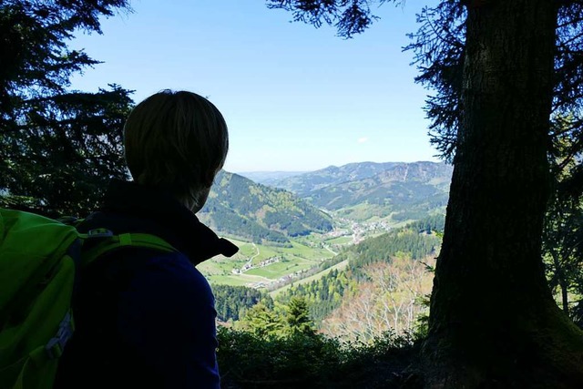 Aufstieg wird belohnt: Ausblick auf das Simonswlder Tal  | Foto: Ronja Vattes