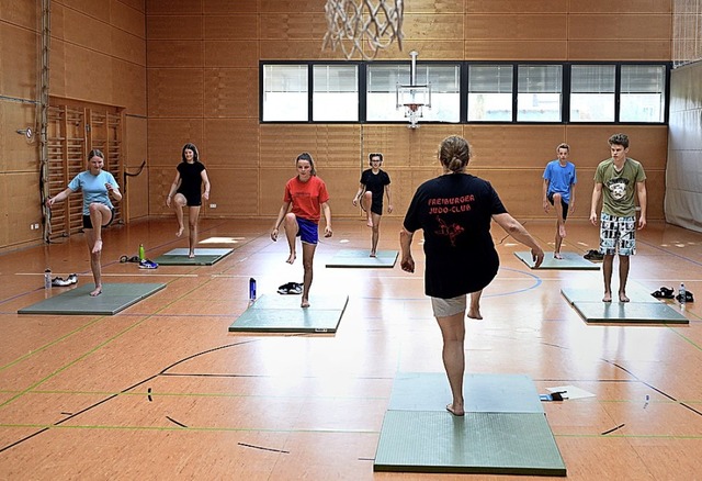 Der Judo-Club  hat das  Training wiede...genommen &#8211;  ohne Krperkontakt.   | Foto: Thomas Kunz