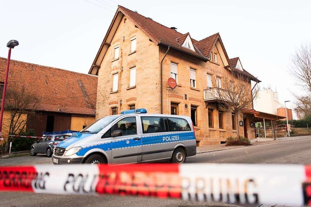 Der Tatort in Rot am See, wo am 24. Ja...Montag vor dem  Landgericht Ellwangen.  | Foto: Tom Weller (dpa)