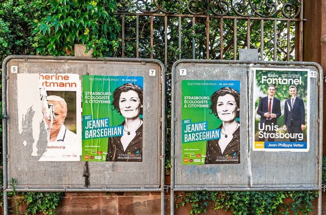 Wahlplakate in Straburg  | Foto: teli