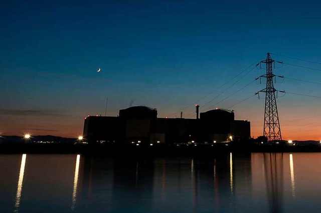 Das Kernkraftwerk in Fessenheim mit se...letzte (?) Notabschaltung gegeben hat.  | Foto: SEBASTIEN BOZON (AFP)