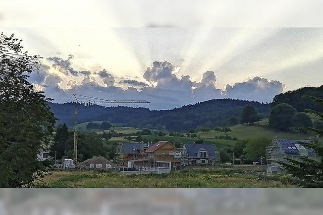 Sexau im Sonnenaufgang