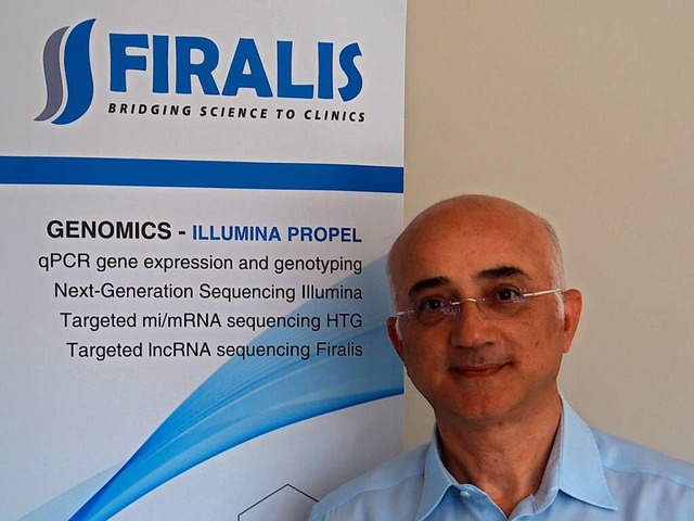 Professor  Hseyin Firat, CEO von Firalis SA  | Foto: Georg Spachtholz